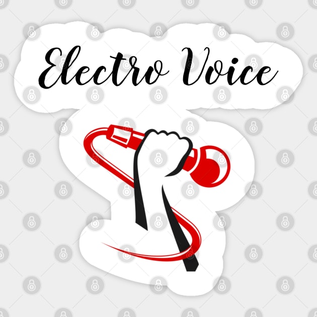 Electo voice Sticker by Roseyasmine
